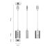 XC-101 USB C to HDMI Adapter USB3.1 Type-C Male to HDMI Female Cable Adapter Converter Cable 15cm For PC Laptop MacBook 2017 Galaxy S9 Huawei