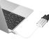 XC-102 Type-c to VGA Converter Cable 15cm Adapter USB C HUB Silver