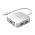 XD-311 USB C HUB 5IN1 Resolution 3840*2160@30Hz PD 60W Aluminum