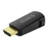 XD-HLFV HDMI to VGA (M to F) Adapter Resolution 1920*1080@60HZ Audio & Video Convertor Black