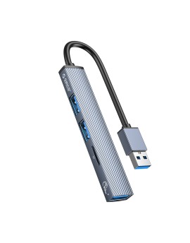 AH-A12F HUB USB-A To USB3.0*1 USB2.0*1 TF*1 Grey