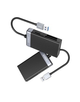 CL4T-A3 USB.A 3.0 read four cards simultaneously Card Reader Black        