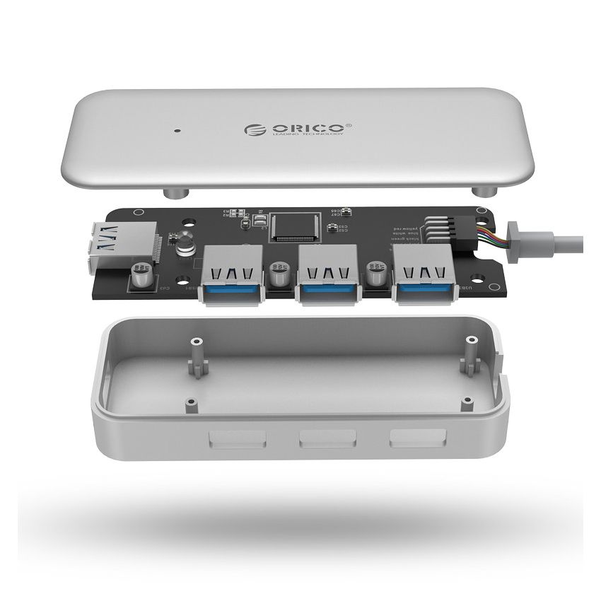 TC4U-U3 USB C HUB 4 Ports USB3.0 Plastics ABS
