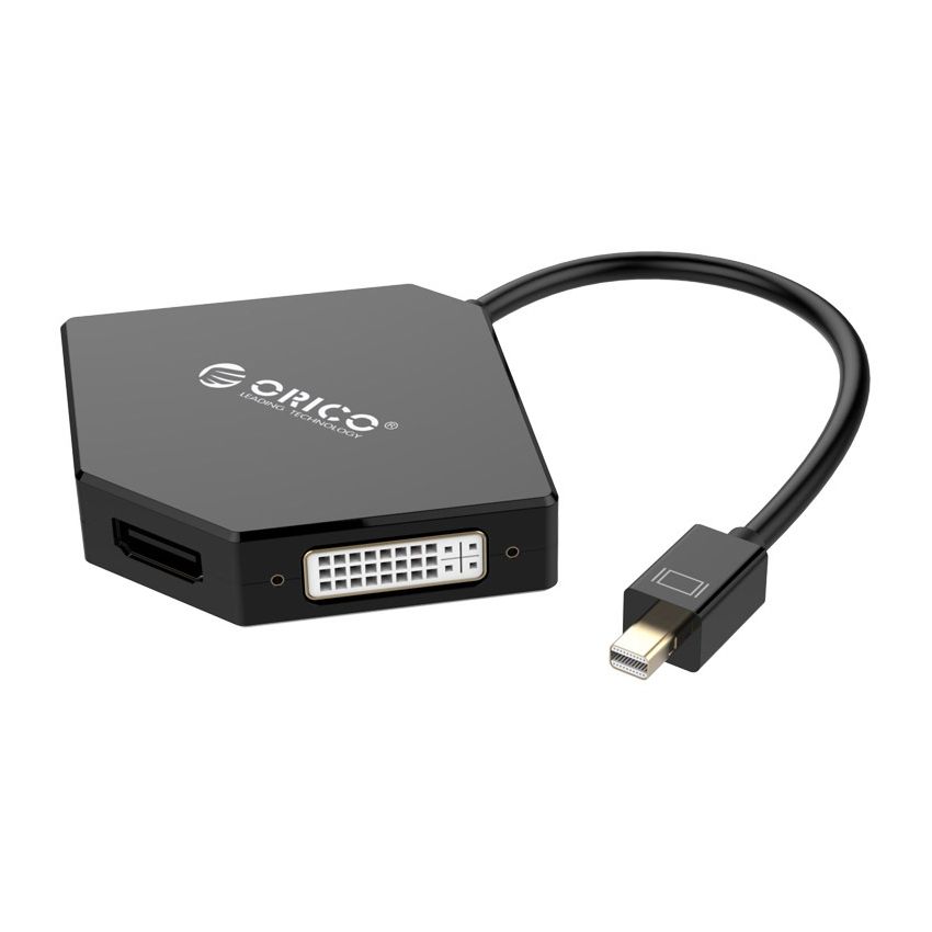 DMP-HDV3 3in1 Mini DP to HDMI VGA DVI Video Adapter Cable 15cm