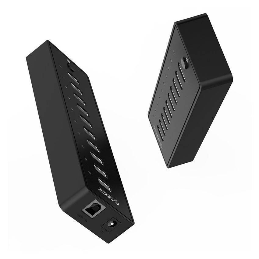 10 PORTS USB2.0 HUB W/ POWER 12V 2.5A - P10-U2