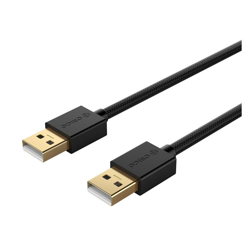 U2-AA02 USB2.0 Male to Male Data Cable Gold-plated Connector Cable