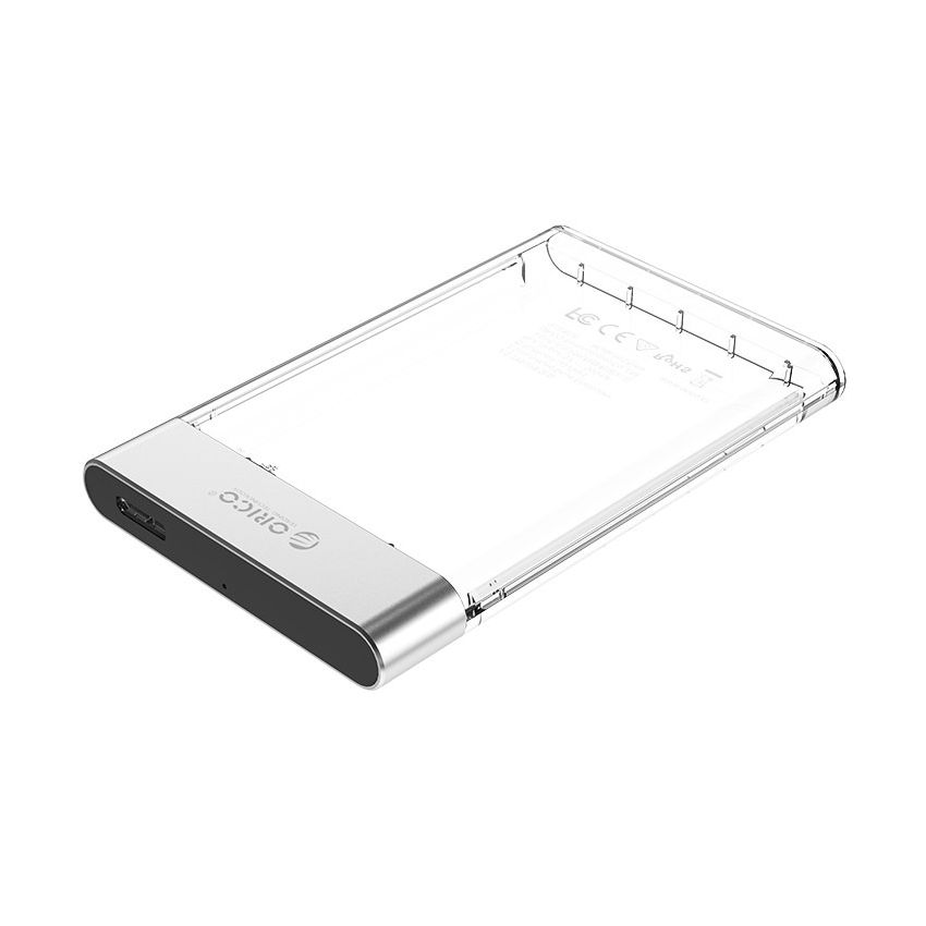 2.5 inch Transparent USB3.0 Hard Drive Enclosure