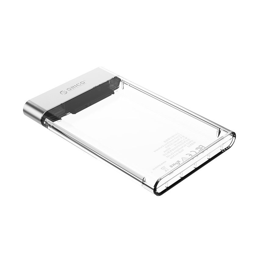 2.5 inch Transparent USB3.0 Hard Drive Enclosure