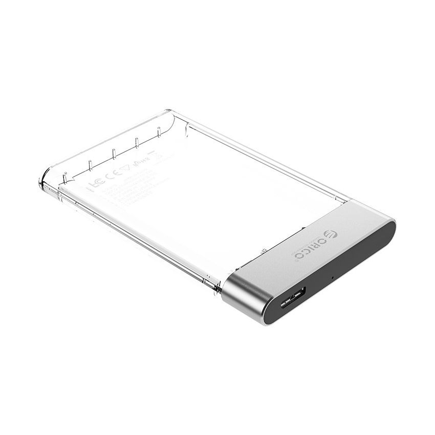 2.5 inch Transparent USB3.0 Hard Drive Enclosure