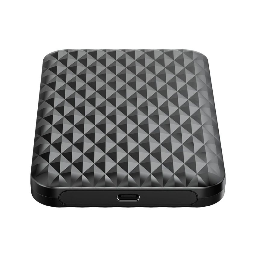 2520C3 2.5 Inch USB3.1 GEN1 Type-C Portable Enclosure Black 