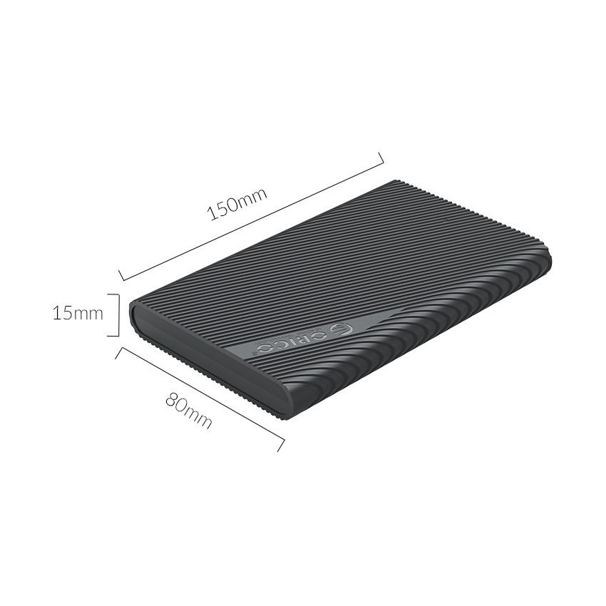 2521C3 Enclosure HDD/SSD USB3.1 GEN1 Type-C (Not Including HDD)  2 Years Warranty