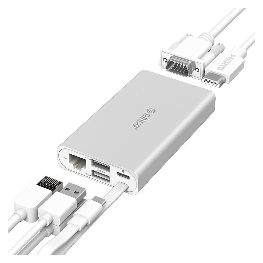 ADS2 USB C HUB 6IN1 Type C Multi-function Aluminum