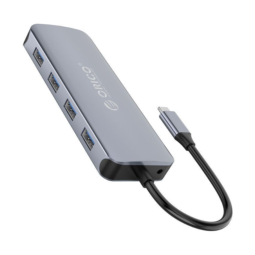 MC-U111P USB C HUB 11IN1 USB Type C / ThunderBolt3 Male HDMI,VGA Resolution 4K 30Hz ,VGA 1920*1080P 60Hz Aluminum