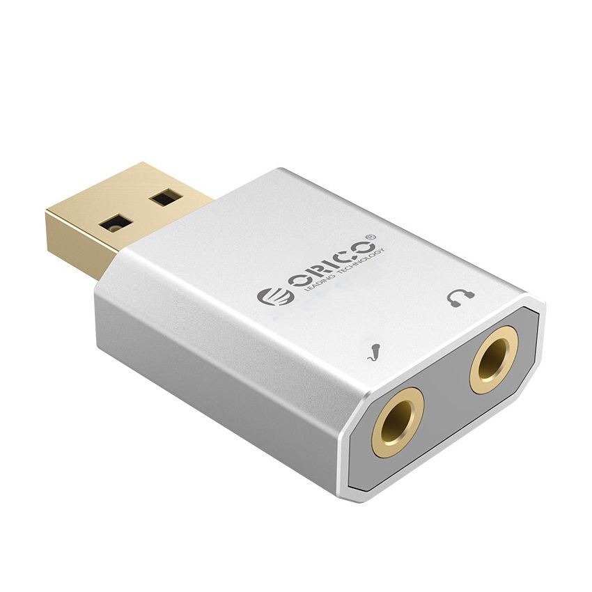 SK02 USB2.0 TO External Sound Card Mic Speaker Headset Audio Jack 3.5mm Cable Adapter Black