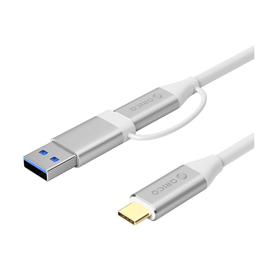 CCUZ10 USB C to USB C & USB A Dual-Connector Data Cable Cable