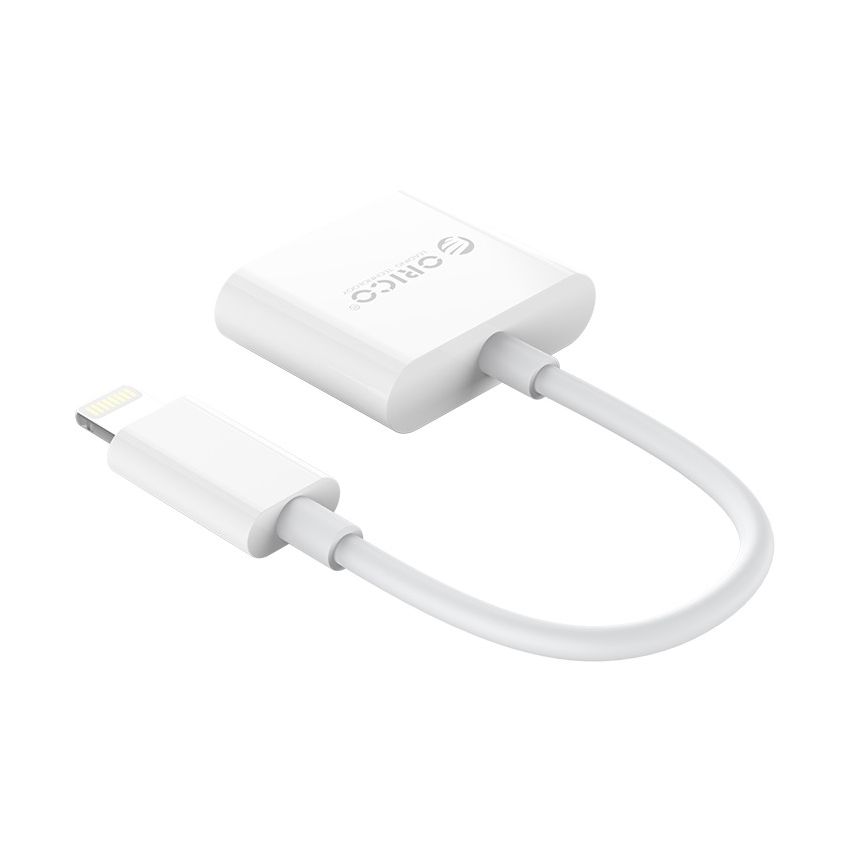 2LT 2in1 Charging & Audio Adapter Charging Current 2Amax for Phone (8 Pin to 8 Pin 3.5mm)