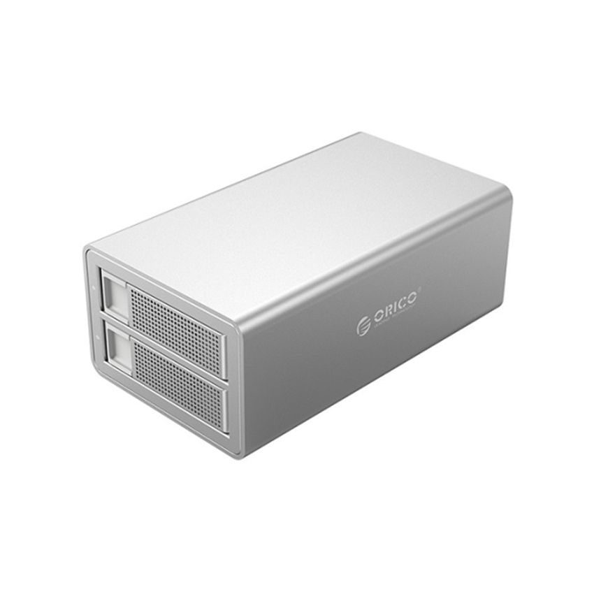 3529RU3-US Enclosure with Raid For 2.5 and 3.5-inch SATA HDD / SSD 2 Bays USB3.0 Type-B Single disk 16TB, supports 32TB Max (Not Including Hard Drive) Color Silver