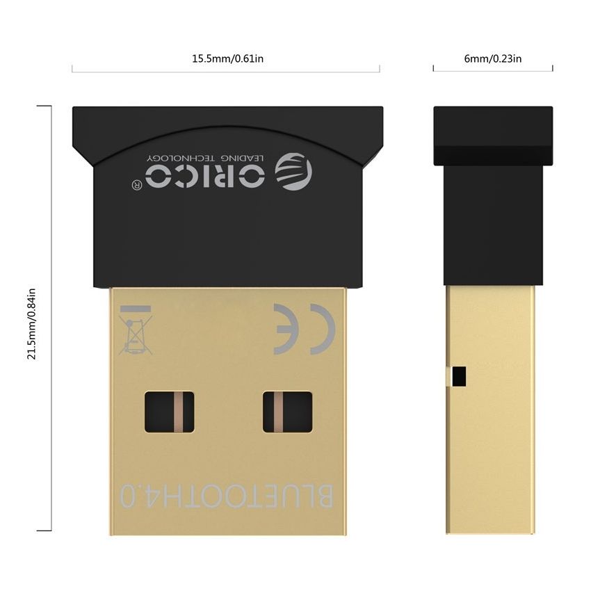 BTA-402 Mini USB Bluetooth V 4.0 Chipset CSR8510 Dongle Adapter for Notebook PC Computer Black