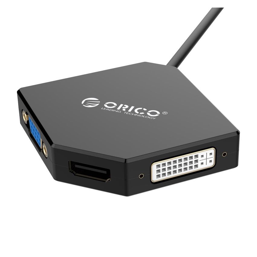 DMP-HDV3 3in1 Mini DP to HDMI VGA DVI Video Adapter Cable 15cm