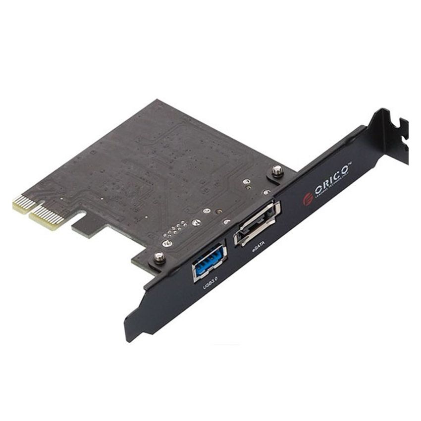 PNU3539-U3E USB3.0+eSATA PCI-E Express PCI Express to USB3.0 Adapter Card For Desktop PC Black