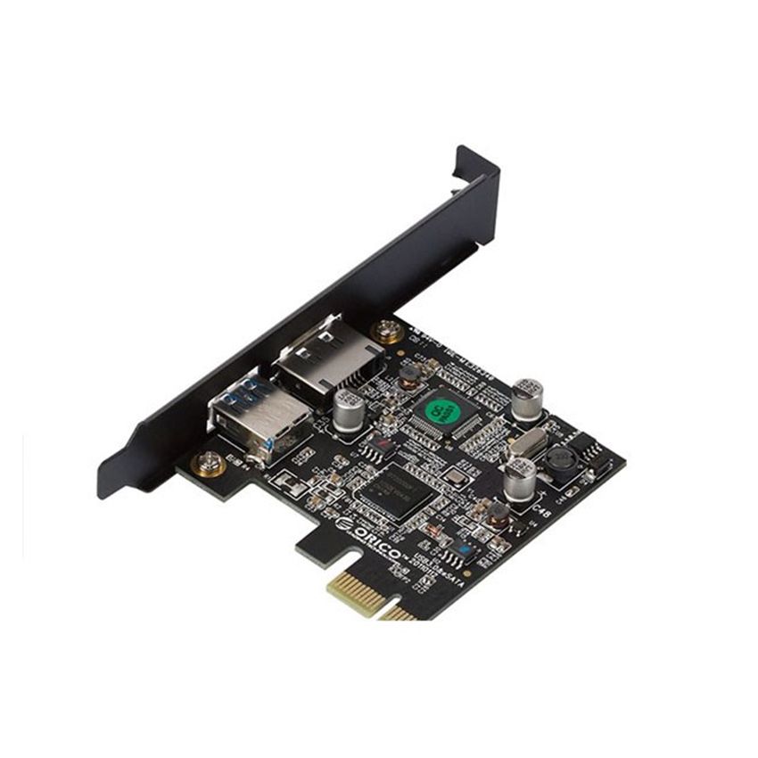 PNU3539-U3E USB3.0+eSATA PCI-E Express PCI Express to USB3.0 Adapter Card For Desktop PC Black