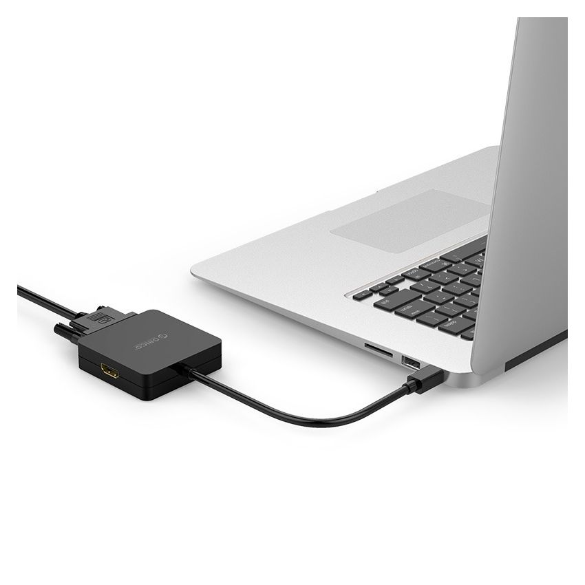 XD-MDFHDV 3in1 Mini DP to HDMI VGA DVI Video Adapter Cable 15cm Male To Famale Converter Black