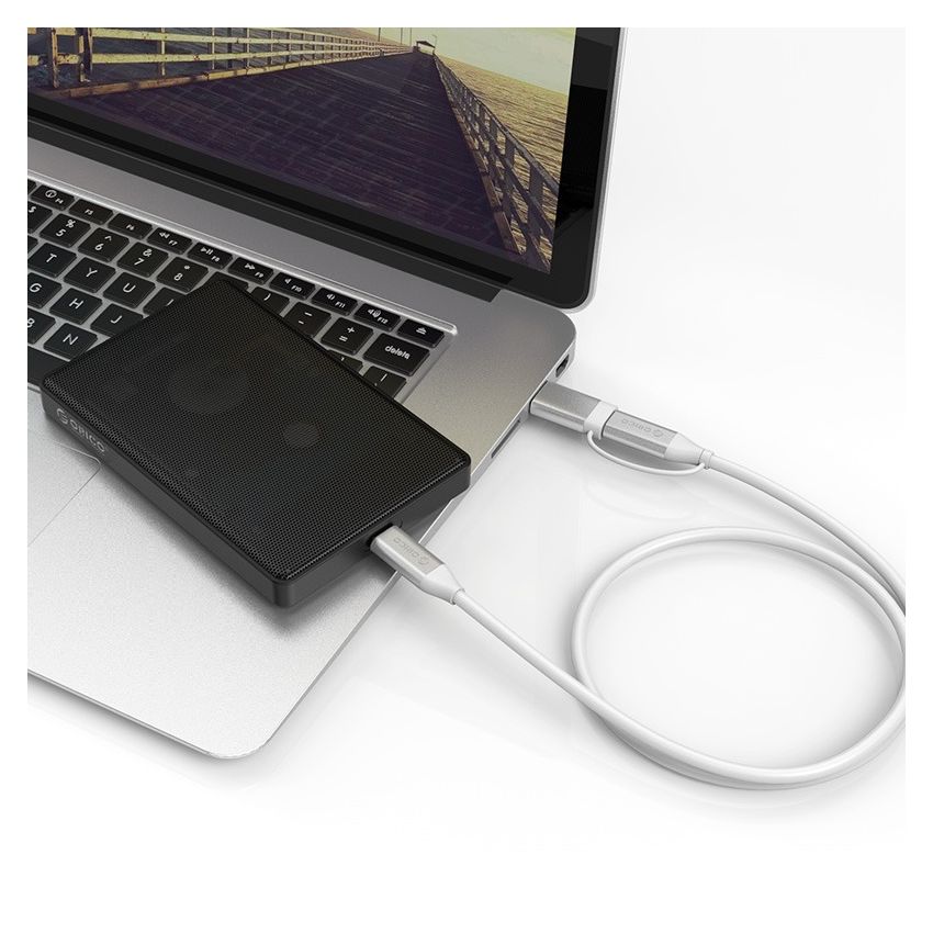 CCUZ10 USB C to USB C & USB A Dual-Connector Data Cable Cable