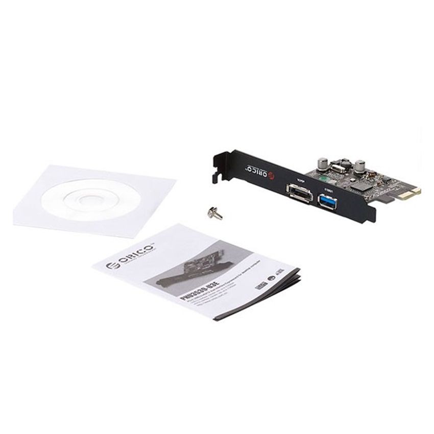 PNU3539-U3E USB3.0+eSATA PCI-E Express PCI Express to USB3.0 Adapter Card For Desktop PC Black