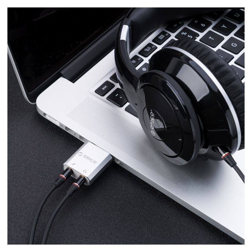 SK02 USB2.0 TO External Sound Card Mic Speaker Headset Audio Jack 3.5mm Cable Adapter Black