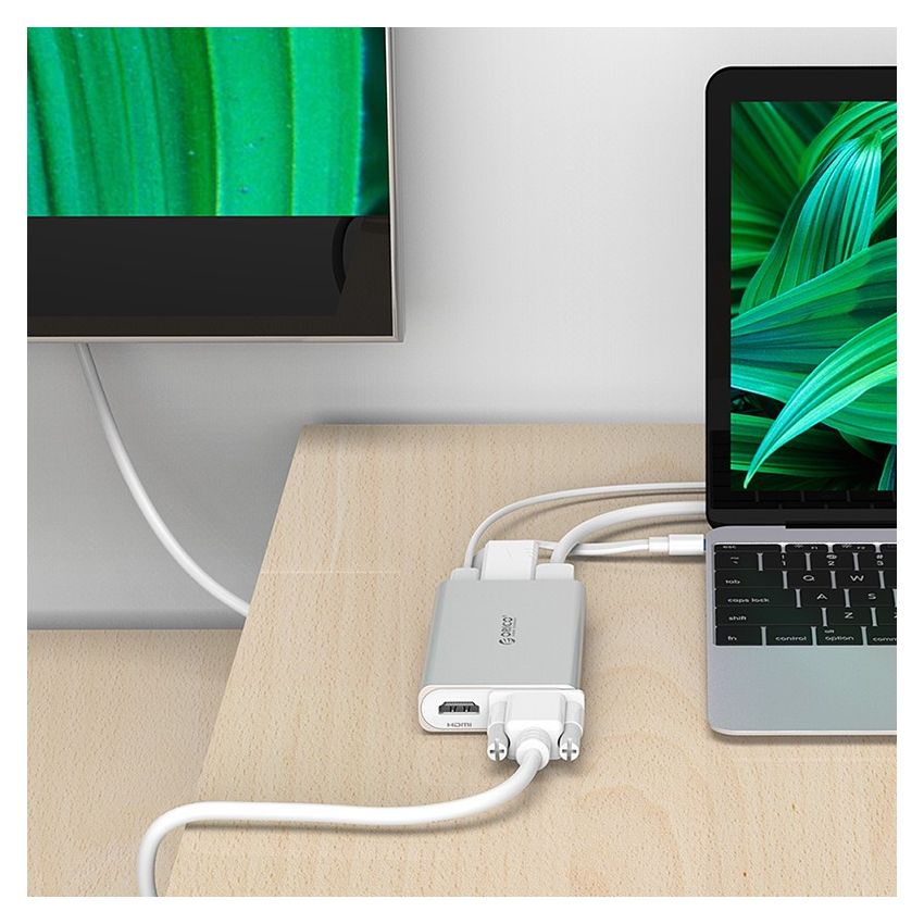 ADS2 USB C HUB 6IN1 Type C Multi-function Aluminum