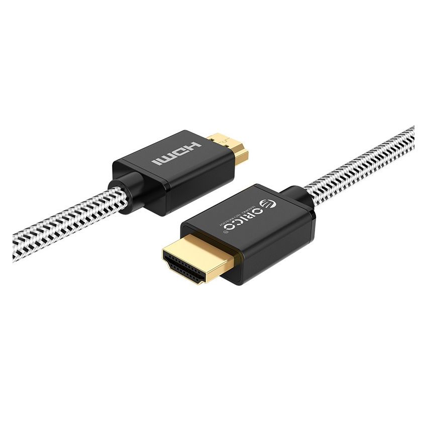 HD501 HDMI(M) to HDMI(M) 2.0 HD Adapter Cable 4K HD Image Nylon Braided Cable Cable 1.5M For HDTV LCD Projector HDMI 4K Cable Color Black