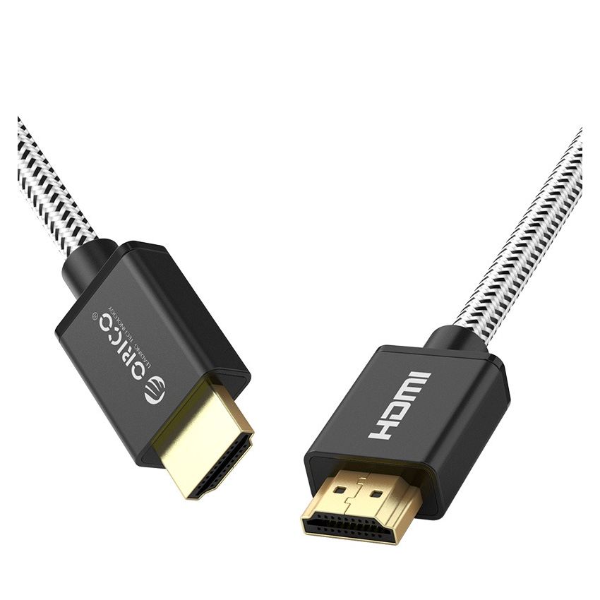 HD501 HDMI(M) to HDMI(M) 2.0 HD Adapter Cable 4K HD Image Nylon Braided Cable Cable 1.5M For HDTV LCD Projector HDMI 4K Cable Color Black