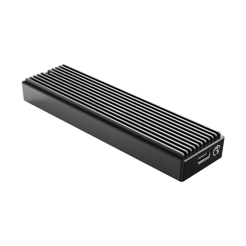 M2PF-C3 5Gbps Type-C M.2 NGEF SSD Mobile Enclosure USB3.1 External Solid State Drive Box Case for 2230 2242 2260 2280 Black