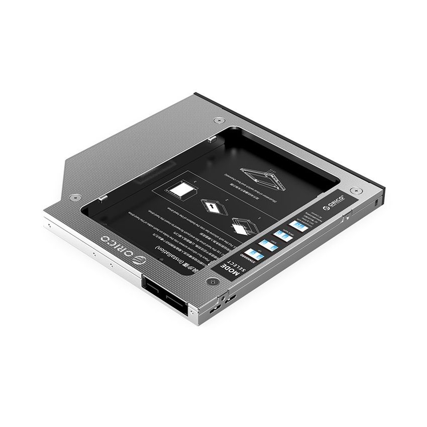 M95SS Laptop Hard Drive Caddy for Optical Drive 7mm/9mm HDD and SSD with 2.5-inch SATA, support 2TB capacity Aluminum