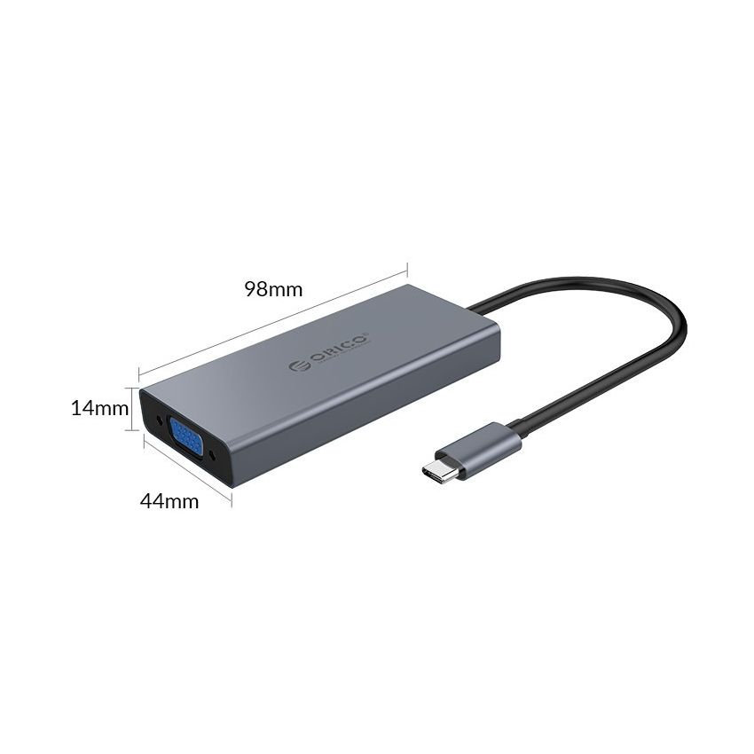 MC-U501P 5 in 1 Multifunctional Docking Station Grey