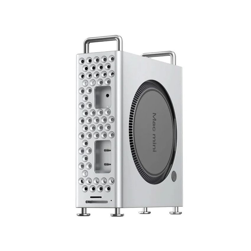 Orico Mini Pro 5 in 1 Stand for Mac Mini M4 With Nvme Enclousre , USB-A ports and SD/TF reader