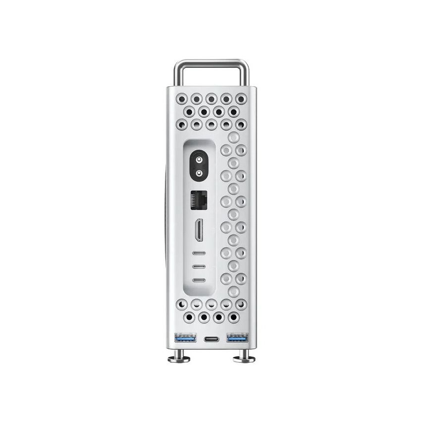 Orico Mini Pro 5 in 1 Stand for Mac Mini M4 With Nvme Enclousre , USB-A ports and SD/TF reader