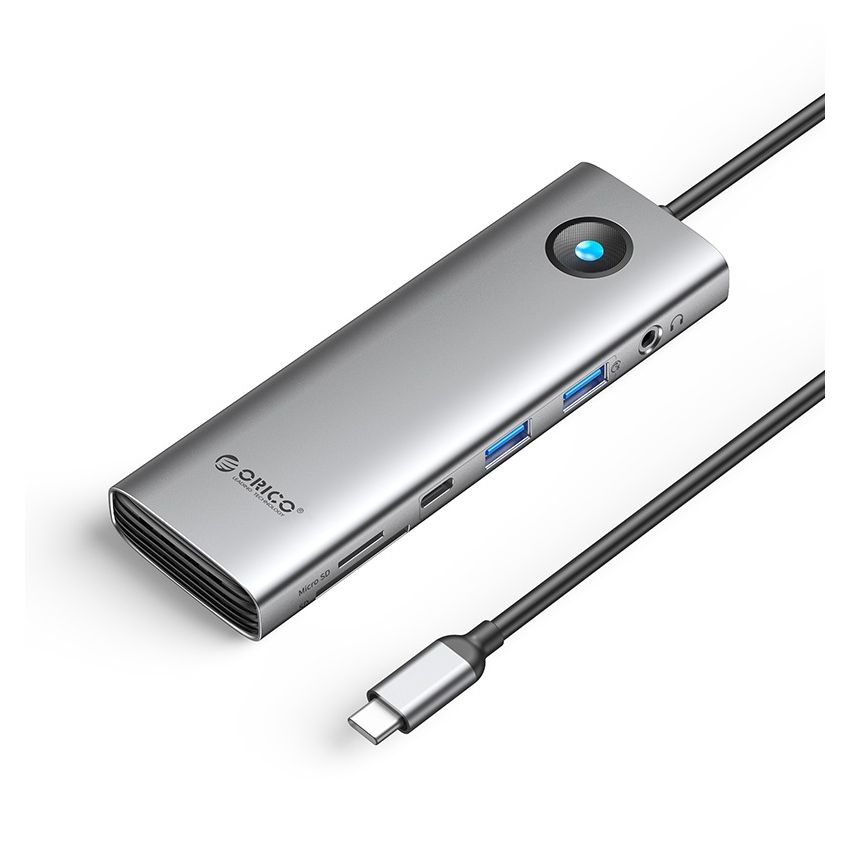 Adapter Hub Type-C 3.0 to 4K60hz HDMI-Compatible DP PD100W SD Hub  Apple M1 M2 Windows Mac (PW11)