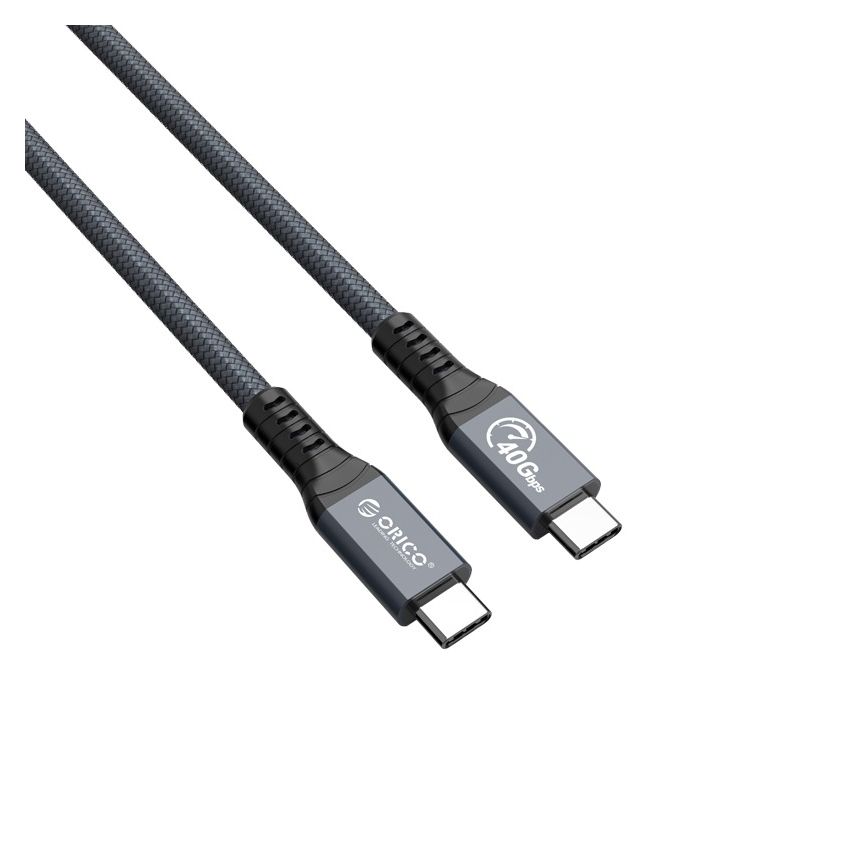 TBZ4-03 Thunderbolt 4 PD 100W 40Gbps Data Cable Grey 2 Years Warranty