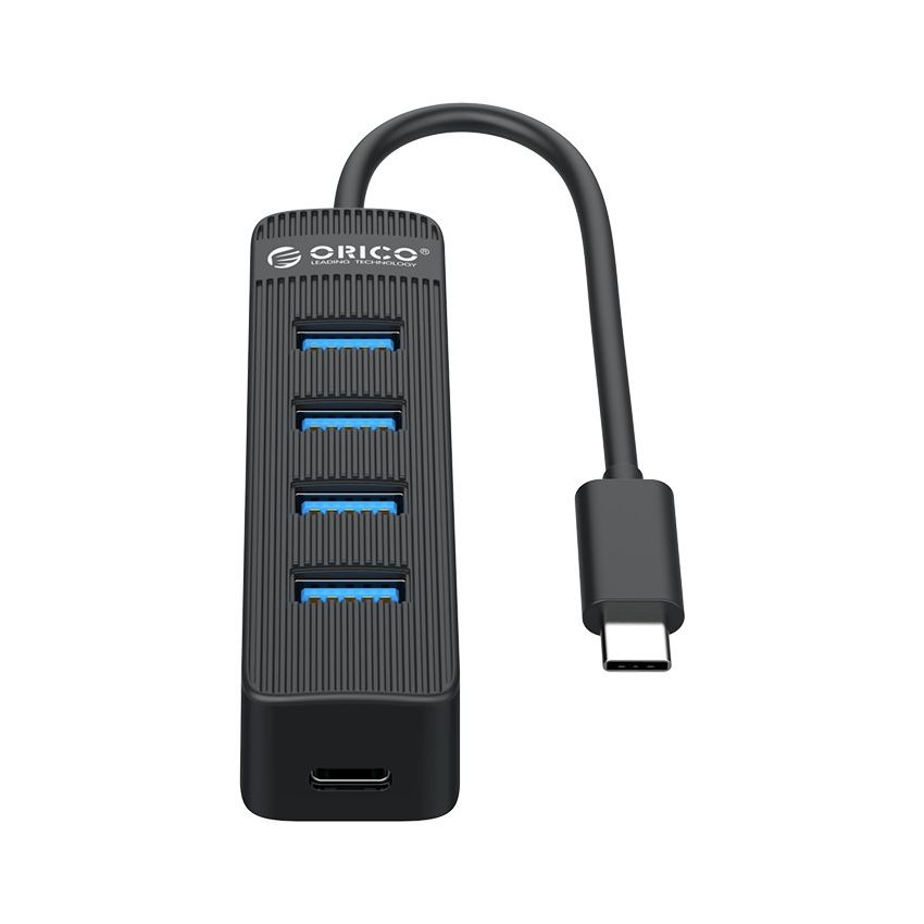 TWC3-4A Type-C 4 Ports USB3.0 HUB With Type C Power Supply Port For Laptop Computer Accessories USB Splitter USB3.0 OTG Adapter