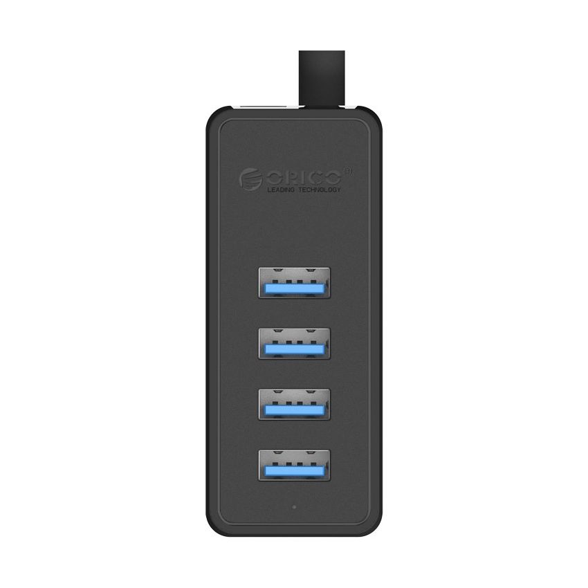 4 Port USB3.0 HUB with Micro B Power Port Black 2 Years Warranty