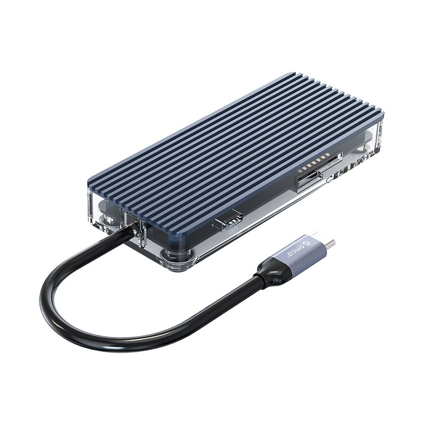 WB-7P Type-C 7-in-1 Transparent Hub