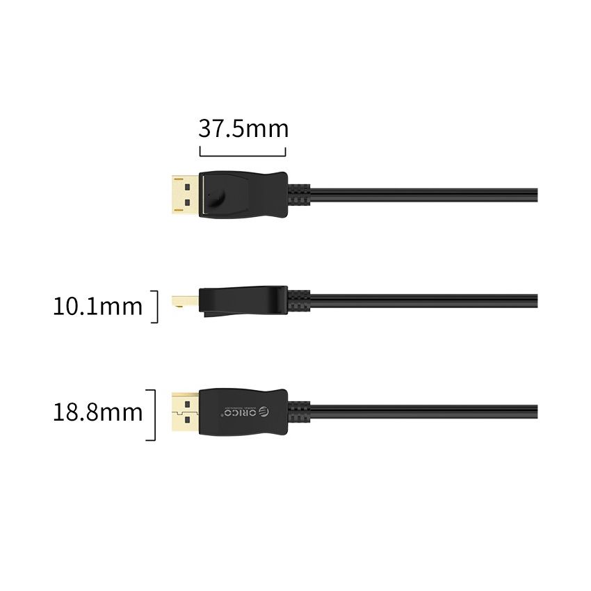 XD-DTDP4 DP (M) to DP (M) HD Adapter Cable