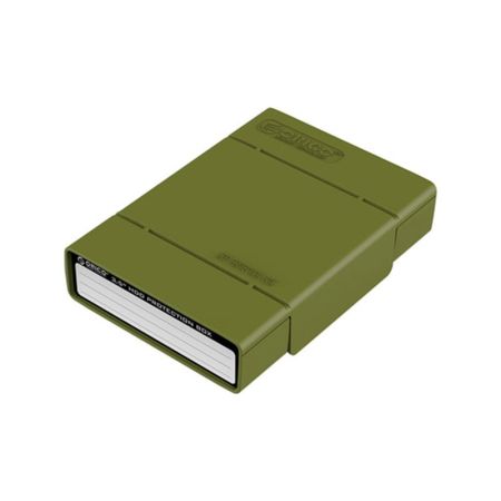 PHP-35 3.5 inch Hard Drive Protection Box Material PC + ABS SHOCKPROOF, DUSTPROOF, SPILL-RESISTANT. Color Green
