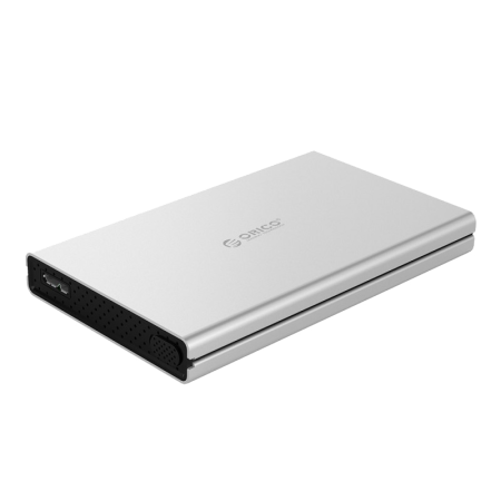 2528U3 Enclosure For 2.5" HDD SSD USB3.0 Type-A to Micro B 2 TB(Not Including HDD) Aluminum Alloy + ABS Color Silver