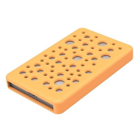 2789U3 Enclosure For 2.5" HDD SSD USB3.0 Type-A to Micro B 2 TB(Not Including HDD) Aluminum Alloy +Silicone Color Orange