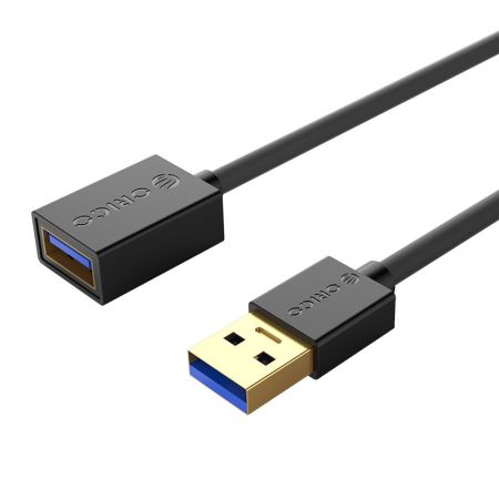 U3-MAA01 USB3.0 Type-A Male to Female Extension Cable Cable 1M/2M/3M Color Black