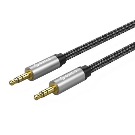 AM-M3 3.5mm M to M Audio Cable (AUX) Audio Port Outer Diameter 4.0mm Cable 2M Color Black