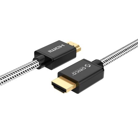 HD501 HDMI(M) to HDMI(M) 2.0 HD Adapter Cable 4K HD Image Nylon Braided Cable Cable 1.5M For HDTV LCD Projector HDMI 4K Cable Color Black
