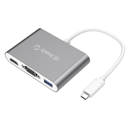 RCHV USB-C HUB 3IN1 Aluminum